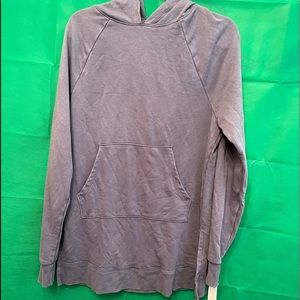 Womens Hoodie distressed blue